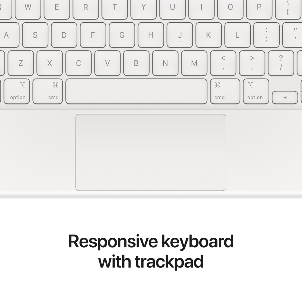 Apple Magic Keyboard for iPad Air (4th and 5th gen) and iPad Pro 11-inch -  US English - White